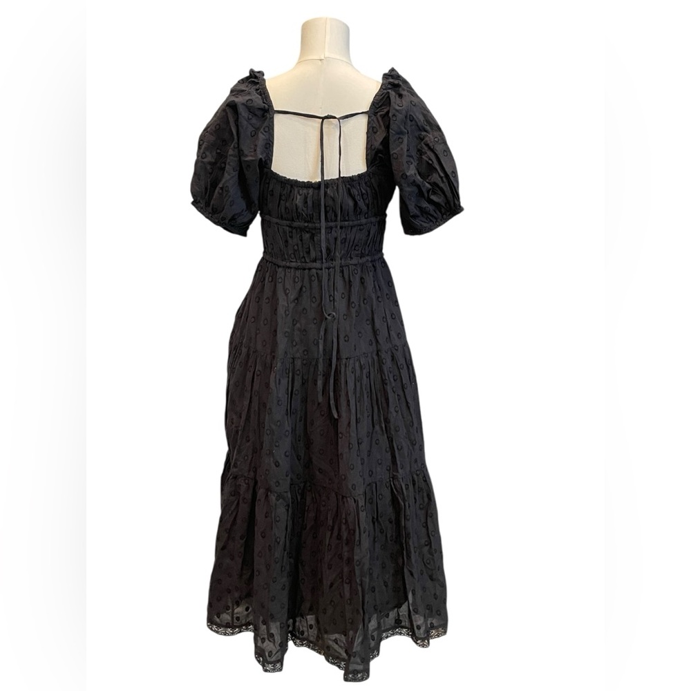NWT Ulla Johnson Palma Tiered Cotton Eylelet Dress SIZE 8 - Picture 9 of 16